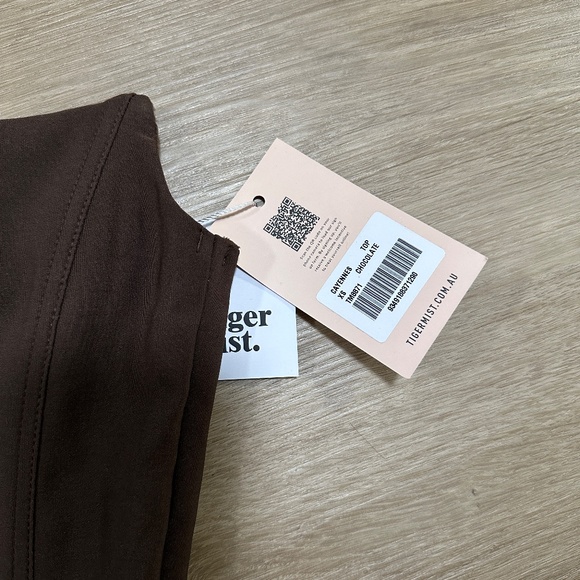 Tiger Mist Brown Cayenne Corset Top - Picture 2 of 4